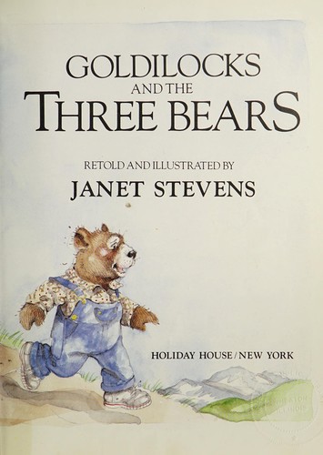 Goldilocks and the three bears
