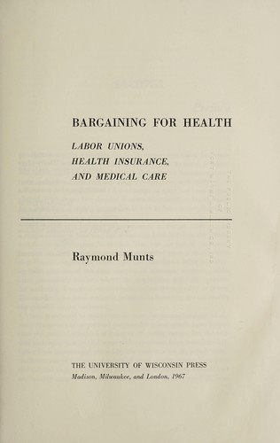 Bargaining for health