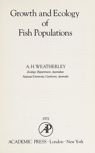 Growth and ecology of fish populations