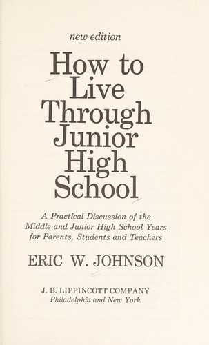 How to live through junior high school