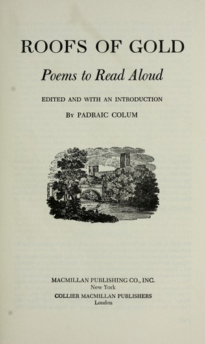Roofs of gold, poems to read aloud