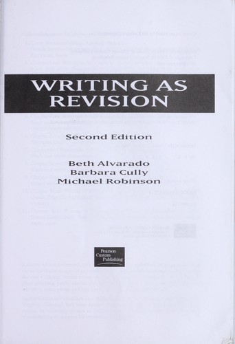 Writing as revision