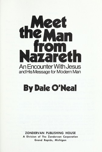 Meet the man from Nazareth