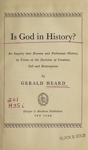 Is God in history?