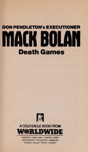 Death Games (The Exectioner No. 78)