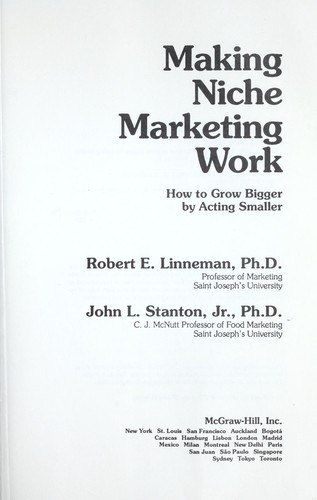 Making niche marketing work
