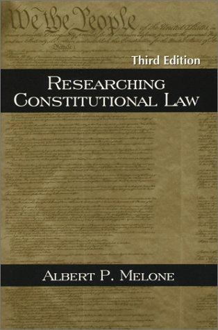 Researching Constitutional Law