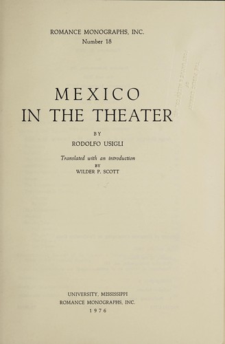 Mexico in the theater
