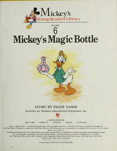 Mickey's magic bottle