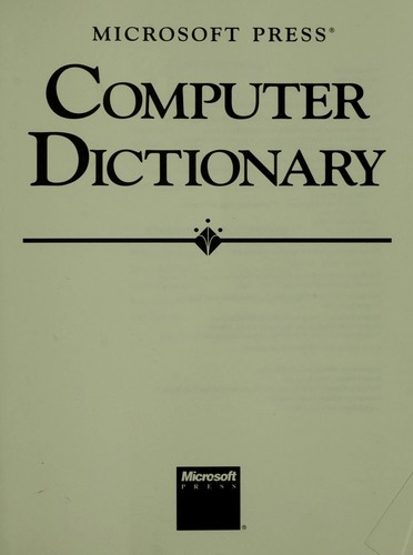 Microsoft Press computer dictionary