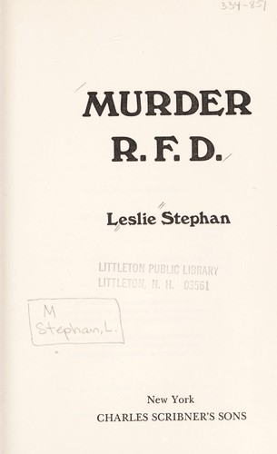 Murder R.F.D