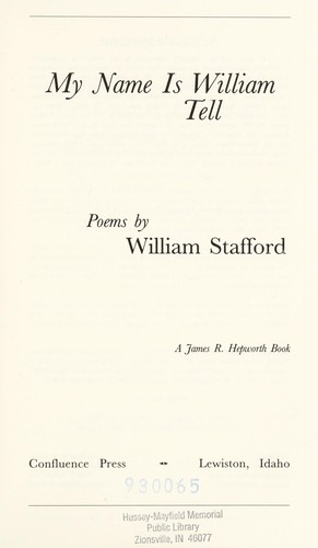 My name is William Tell