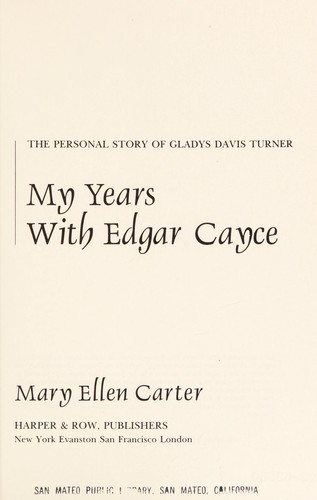 My years with Edgar Cayce