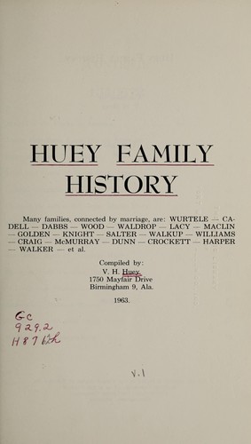 Huey family history