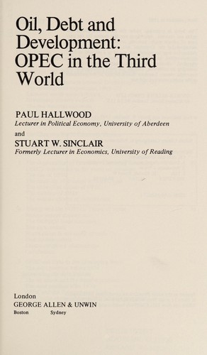Oil, debt, and development