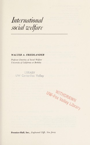 International social welfare