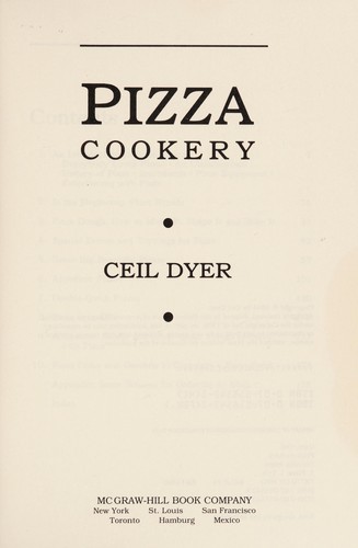 Pizza cookery