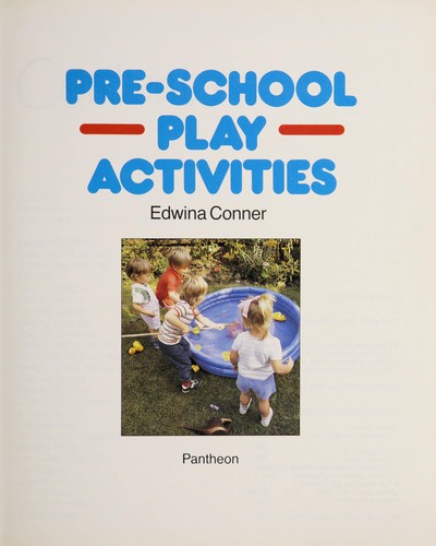 Pre-school play activities