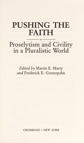 Pushing the faith