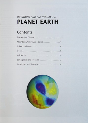Questions and answers about planet Earth