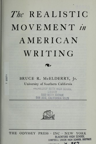 The realistic movement in American writing