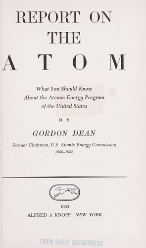 Report on the atom