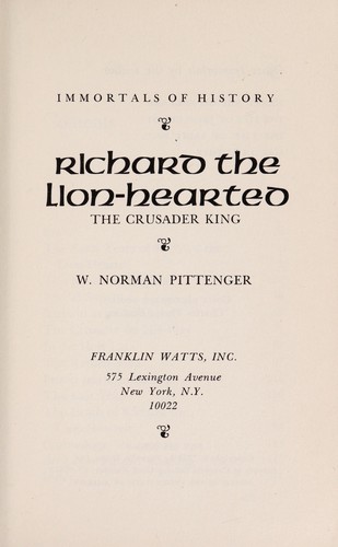 Richard the Lion-Hearted, the crusader king