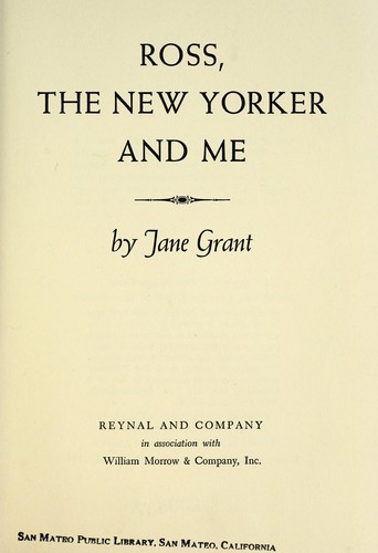 Ross, the New Yorker, and me