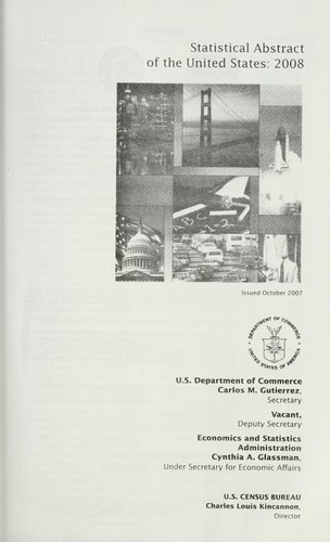 Statistical abstract of the United States, 2008