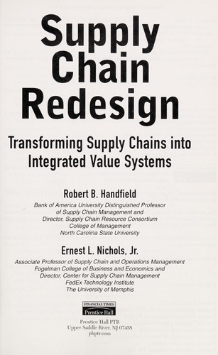 Supply chain redesign
