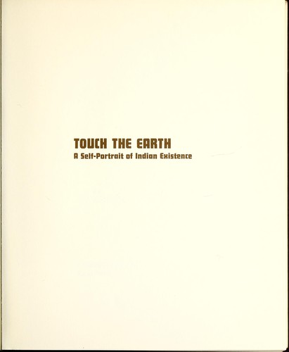 Touch the earth : a self-portrait of Indian existence