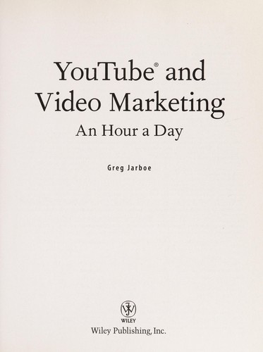YouTube and video marketing