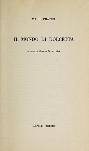 Il mondo di Dolcetta