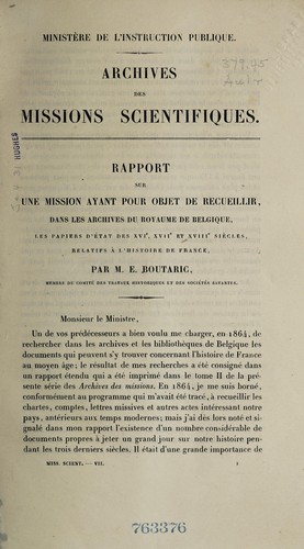 Rapport ... sur l'histoire de l'instruction publique en Sicile et sur son état présent