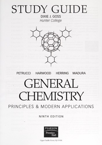 Study guide [to accompany] General chemistry