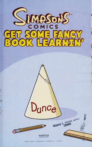 Simpsons Comics Get Some Fancy Book Learnin'
