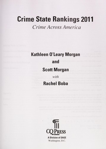Crime state rankings 2011
