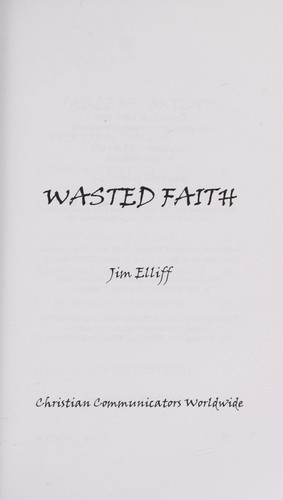 Wasted faith