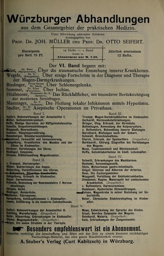 Über Wesen und Ursachen der Geschwülste