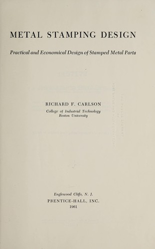 Metal stamping design