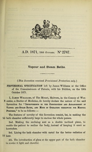 Specification of James Williams