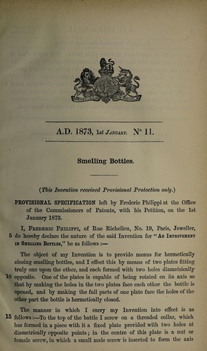 Specification of Frederic Philippi
