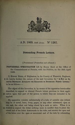 Specification of Henry Reed