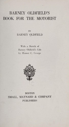 Barney Oldfield's book for the motorist