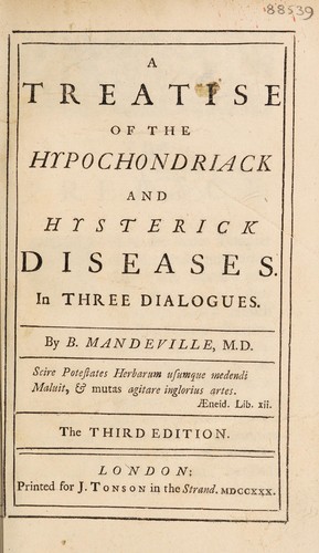 A treatise of the hypochondriack and hysterick diseases. In three dialogues
