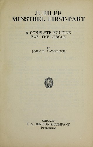 Jubilee minstrel first-part