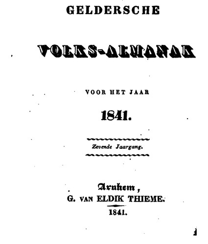 Geldersche volksalmanak