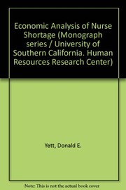 An economic analysis of the nurse shortage