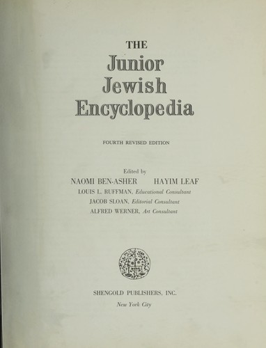 The junior Jewish encyclopedia