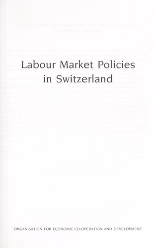 Labour market policies in Switzerland